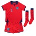 England Kyle Walker #2 Replica Away Stadium Kit for Kids World Cup 2022 Short Sleeve (+ pants)